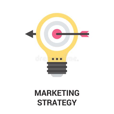 Icono De La Estrategia De Marketing Ilustración del Vector