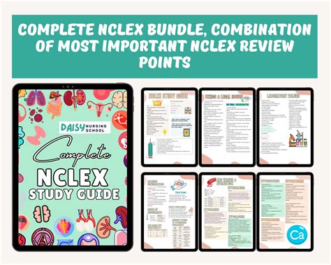 Complete Nclex Study Guide Bundle Nclex Cream Sheet Mark Klimex Notes