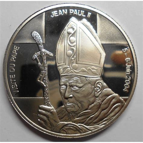 Congo Democratic Republic Francs Visit Pope John Paul Ii