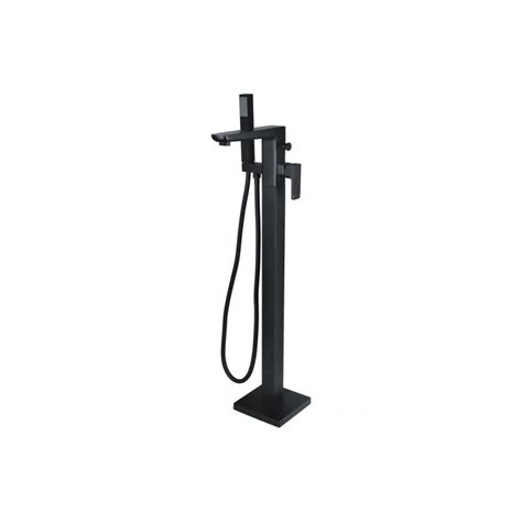 Barry Floor Standing Bath Shower Mixer Matt Black