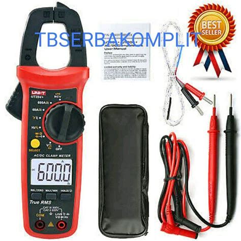 Jual UNI T UT204 Plus Digital Clamp Meter AC DC 600A UT 204 Tang Amper