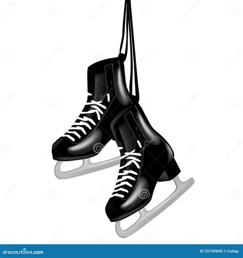 Ice Skates Vector Illustration Cartoondealer