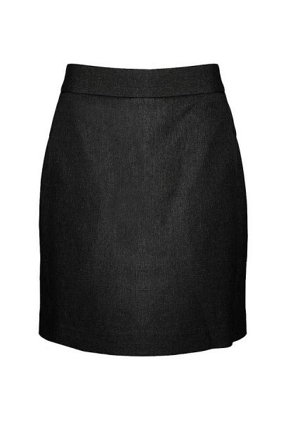 Banner S-Cut Girls' Skirts - Black | Banner Skirts | School Uniform Shop