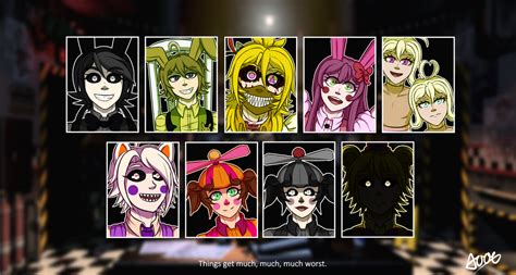 Dee Dee's Roster (Ultimate Custom Night) by A-006 on DeviantArt