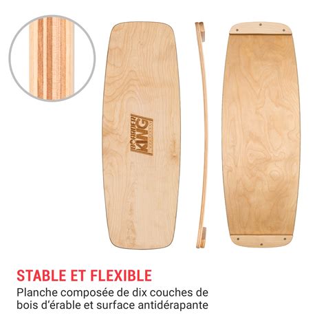 Indoorboard Curved Planche D Quilibre Tapis Rouleau De Bois