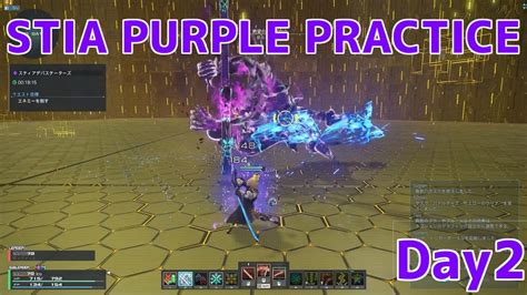 Pso2ngs Stia Purple Practice Brte Katana Only Day2 Youtube