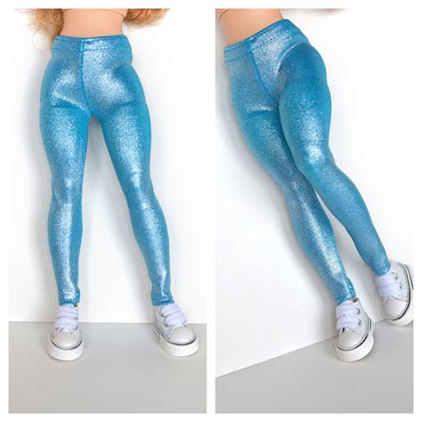 Curvy Barbie Holographic Leggings Made To Movie Curvy Barbie Etsy