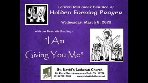 Midweek Lenten Service Youtube