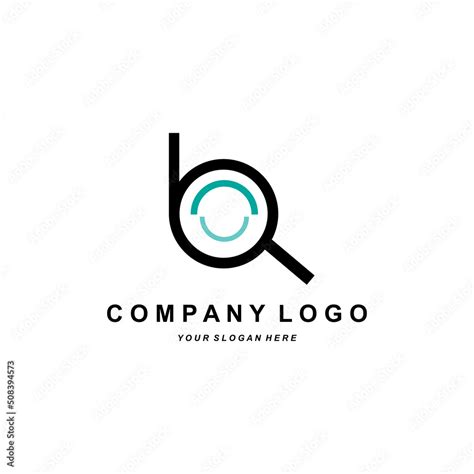 Br Letter Logo Alphabet Illustration Of The Companys Initial Brand