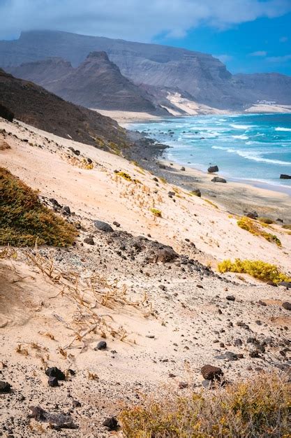 Premium Photo Stunning Desolate Landscape Of Sand Dunes And Desert