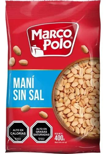 Mani Sin Sal Marco Polo 400g MercadoLibre