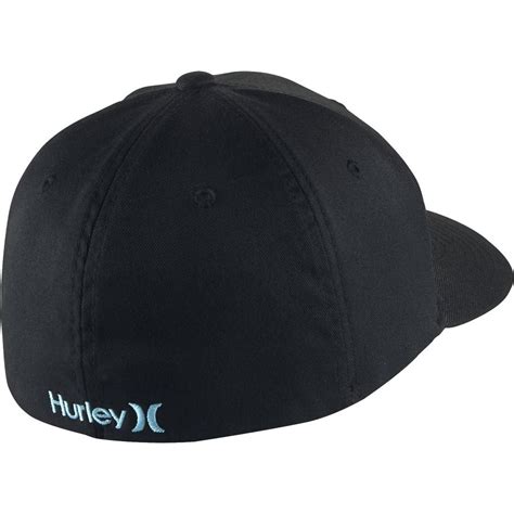 Hurley One And Only Black White Flexfit Hat