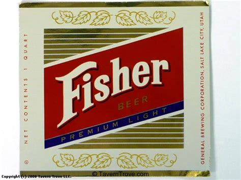 Item 44189 1954 Fisher Beer Label