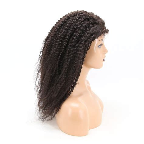 Zigzag Hair Peluca De Cabello Humano Rizado 4C Con Bordes Afro Rizado 5