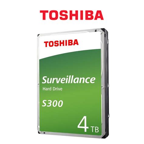 TOSHIBA HDD SURVEILLANCE 3 5 4TB SATA S300