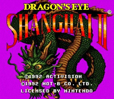 Buy Shanghai II Dragon S Eye SNES Australia