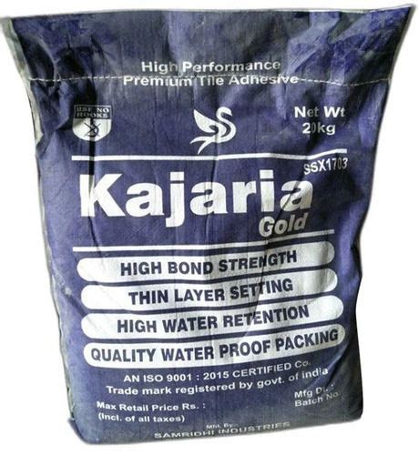 99 Pure Powder Form Chemical Grade Kajaria Gold Tile Adhesive For