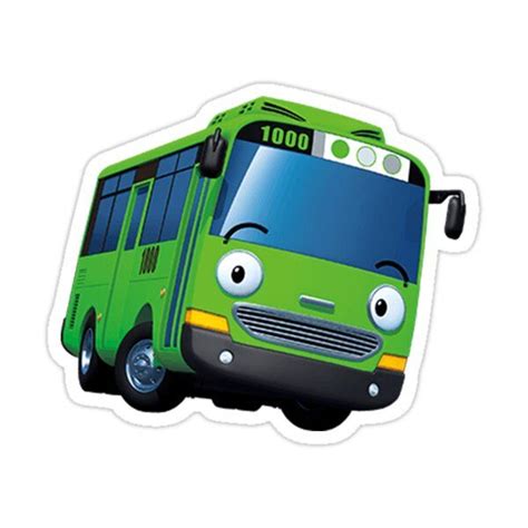 Tayo The Little Bus Sticker For Sale By Julia Jeon Tayo The Little