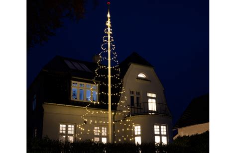 Lichterkette Lichternetz F R Fahnenmast Bis M H He Mit Led