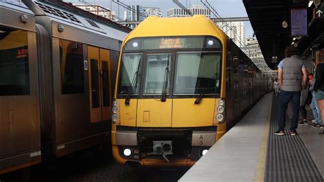 Sydney Trains Waratah A Set Ride T1 Western Line Central To Redfern