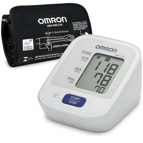 Pilha Para Aparelho De Pressão - Aparelho Medidor De Pressão Digital Omron HEM-7122 Pilha AA