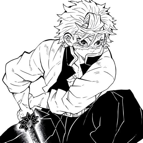 Sanemi Shinazugawa Manga Icon Artofit
