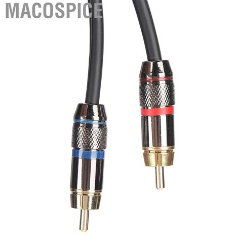 Macospice Jorindo Microphone Cable Dual Xlr Male To Rca Adapter For