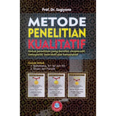 Jual Buku Metode Penelitian Kualitatif Untuk Penelitian Yg Bersifat