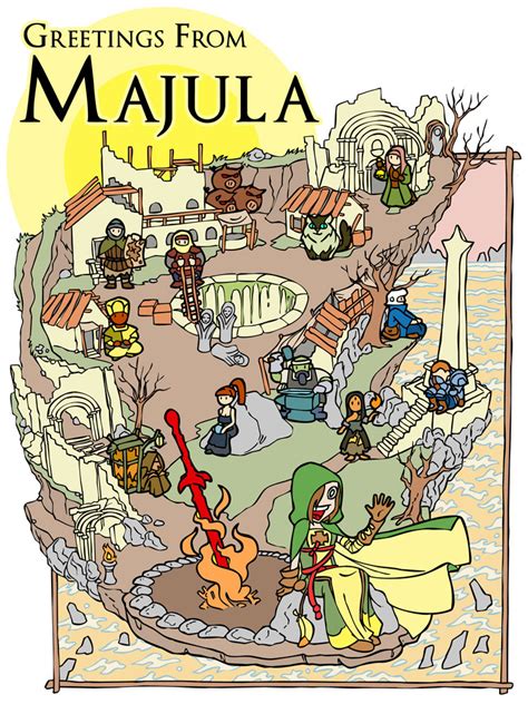 DS2 Greetings From Majula Map By Jdeberge On DeviantArt Dark Souls