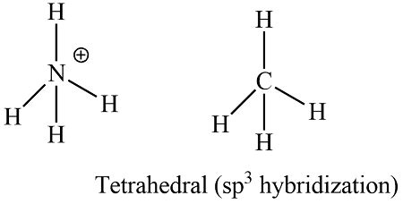 The Ammonium Ion NH 4 Has A Geometry Identical To That Of Methane