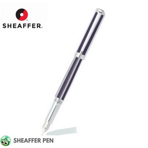 Jual Sheaffer® Intensity Deep Violet Striped Featuring Chrome Fountain