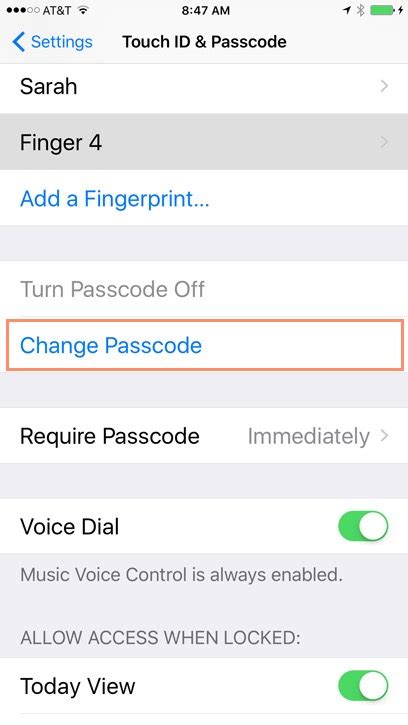 Iphone Basics Security And General Settings