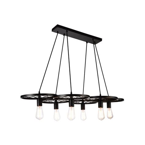 Wrought Studio Luminaire suspendu linéaire pour îlot de cuisine 6