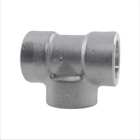 Stainless Steel Socket Weld Equal Tee For Plumbing Pipe At Rs