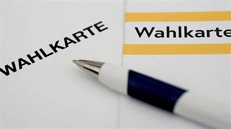 Kleine Hürden auf dem Weg zur Wahlkarte Nachrichten at