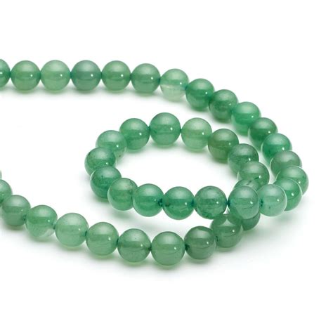 Green Aventurine Round Beads Kernowcraft