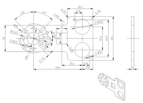 Ping Ultrasonic Distance Sensor Bracket Studica Robotics