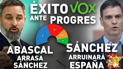 Xito De Vox Ante Los Progres Abascal Arrasa A S Nchez Y El Psoe