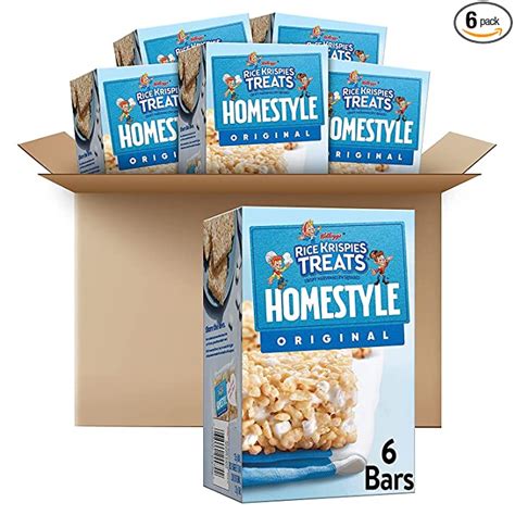 Kelloggs Rice Krispies Treats Homestyle Crispy Marshmallow Squares