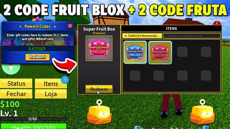 2 Novos CÓdigos Fruit Blox 2 Novos CÓdigos De Frutas Do Blox Fruits