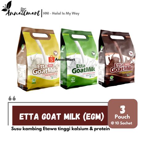 Jual Susu Kambing Ettawa Etta Goat Milk Sachet Egm Rasa Original