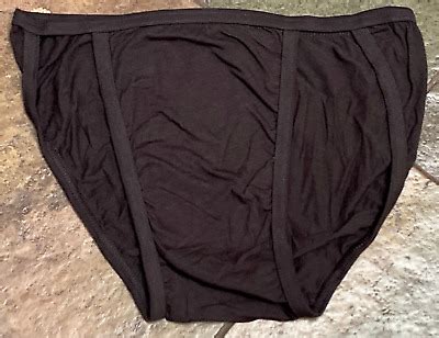 Men S Hanes Xl Deep Black Comfort Flex Fit Rio String Bikini Underwear Nwot Ebay