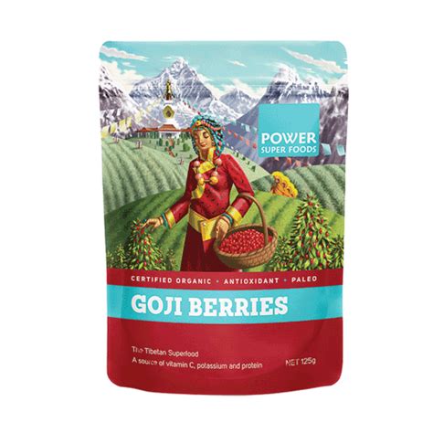 Power Super Foods Goji Berries The Origin Series 125g My