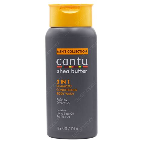 Cantu Mens Collection 3 In 1 Shampoo Conditioner Body Wash 400ml Buy Online