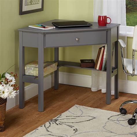 Simple Living Ellen Grey Corner Desk - 16352532 - Overstock.com ...