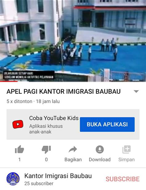 Apel Pagi Kantor Imigrasi Baubau Kantor Imigrasi Kelas II Non TPI Baubau