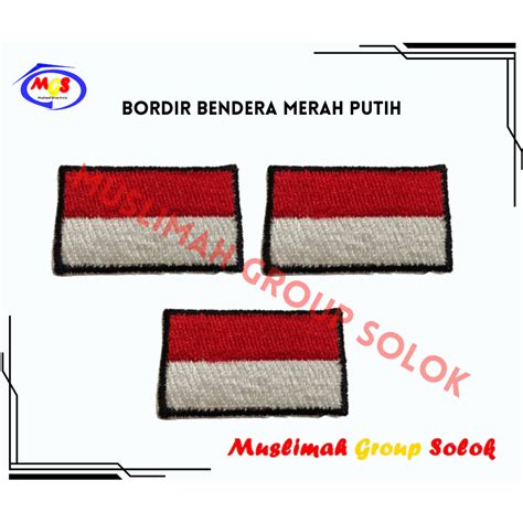 Jual Bordir Bendera Merah Putih Shopee Indonesia