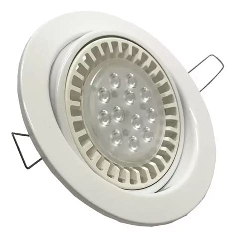 Pack X 10 Spot Embutir Ar111 Blanco Led 12w Dim Gu10 220v