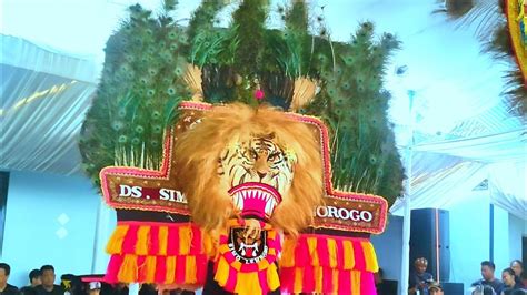 Jos Lurr Solah Apik Pembarong Ganteng Reog Ponorogo Bikin Horeeg