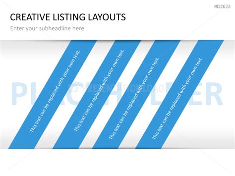 Creative Lists Powerpoint Template Version 2